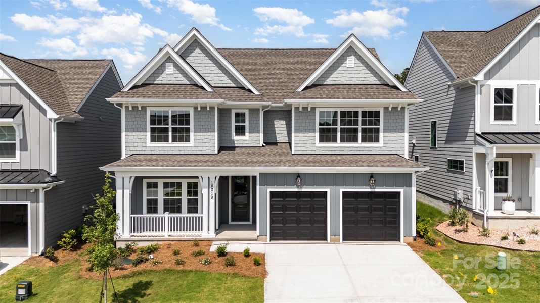 Front exterior of a new home in , Charlotte, NC, highlighting curb appeal (Image 27). Front exterior of a new home in , Charlotte, NC, highlighting curb appeal (Image 27).