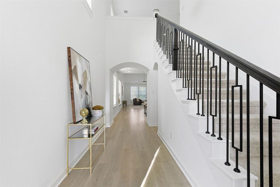 Welcome to your light and bright interior with hard floors throughout the common areas and primary bedroom! Welcome to your light and bright interior with hard floors throughout the common areas and primary bedroom!