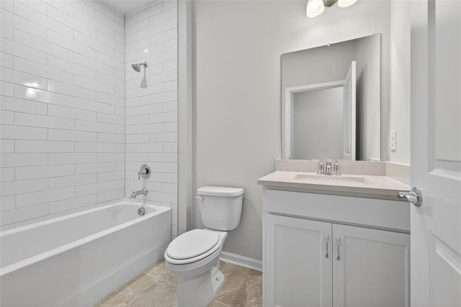 Furnished interior view inside a new home in Hamilton Place, Cartersville (Image 10).