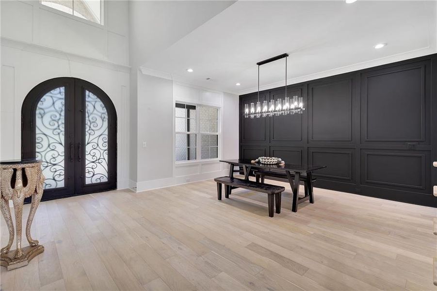 Furnished interior view inside a new home in , Suwanee (Image 13).