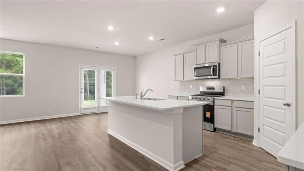 Furnished interior view inside a new home in Cedar Ridge - Locust Grove Station, Locust Grove (Image 3).