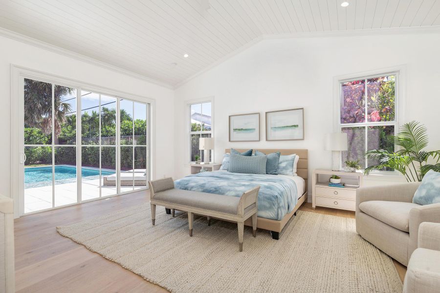 Furnished interior view inside a new home in , West Palm Beach (Image 8).
