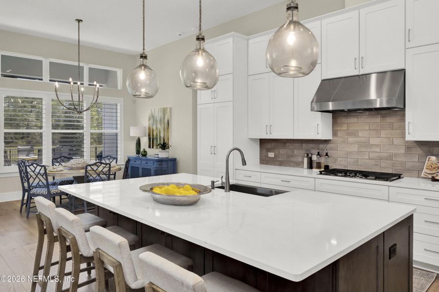 Furnished interior view inside a new home in Nocatee, Ponte Vedra (Image 13). Furnished interior view inside a new home in Nocatee, Ponte Vedra (Image 13).