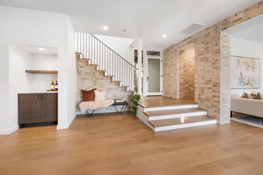 Furnished interior view inside a new home in , Austin (Image 26).