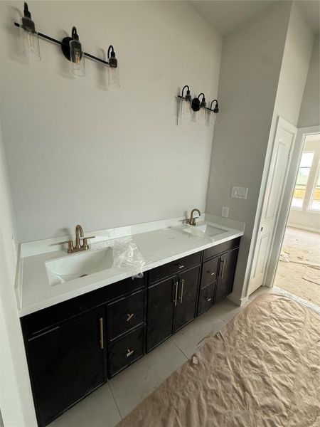 Furnished interior view inside a new home in Bridgeland 45', 50', 70', Cypress (Image 3).