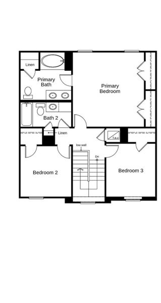 This floor plan features 3 bedrooms, 2 full baths, 1 half bath and over 1,600 square feet of living space. This floor plan features 3 bedrooms, 2 full baths, 1 half bath and over 1,600 square feet of living space.
