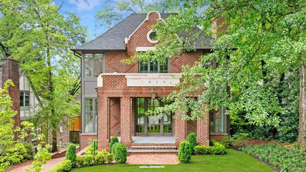 Front exterior of a new home in , Atlanta, GA, highlighting curb appeal (Image 31).