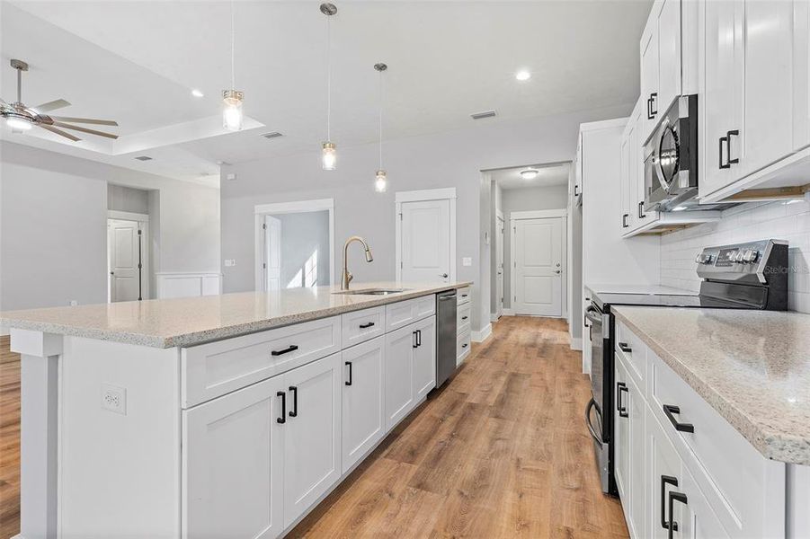 Furnished interior view inside a new home in , Lake City (Image 6). Furnished interior view inside a new home in , Lake City (Image 6).