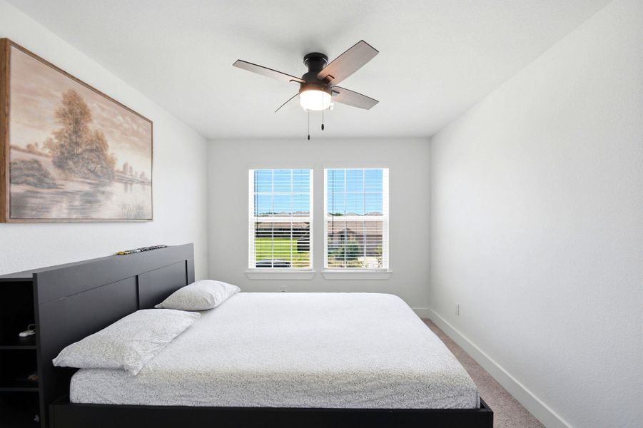 Furnished interior view inside a new home in Massey Oaks, Pearland (Image 33).