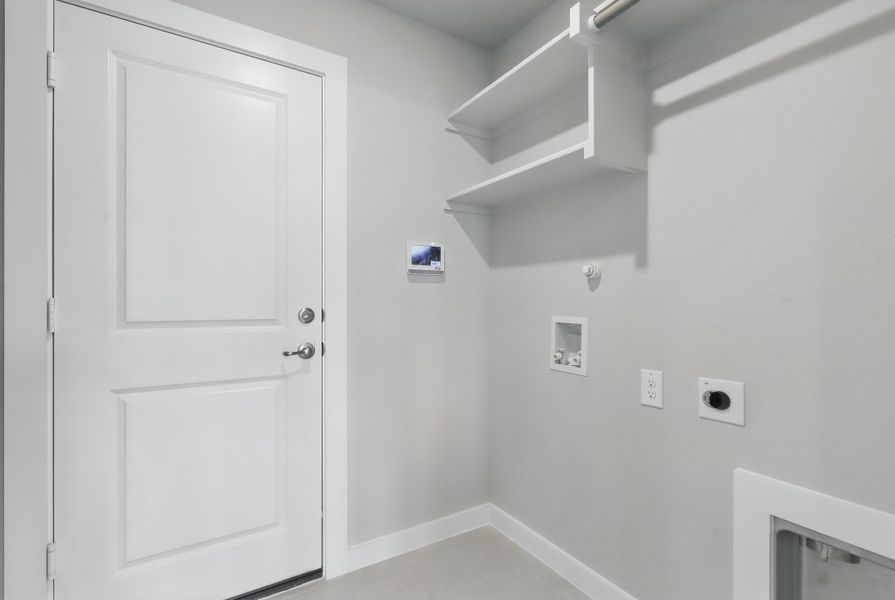 Representative unfurnished interior of a home built from the McKinley I by Cheldan Homes in Terra Vista, Springtown (Image 43).