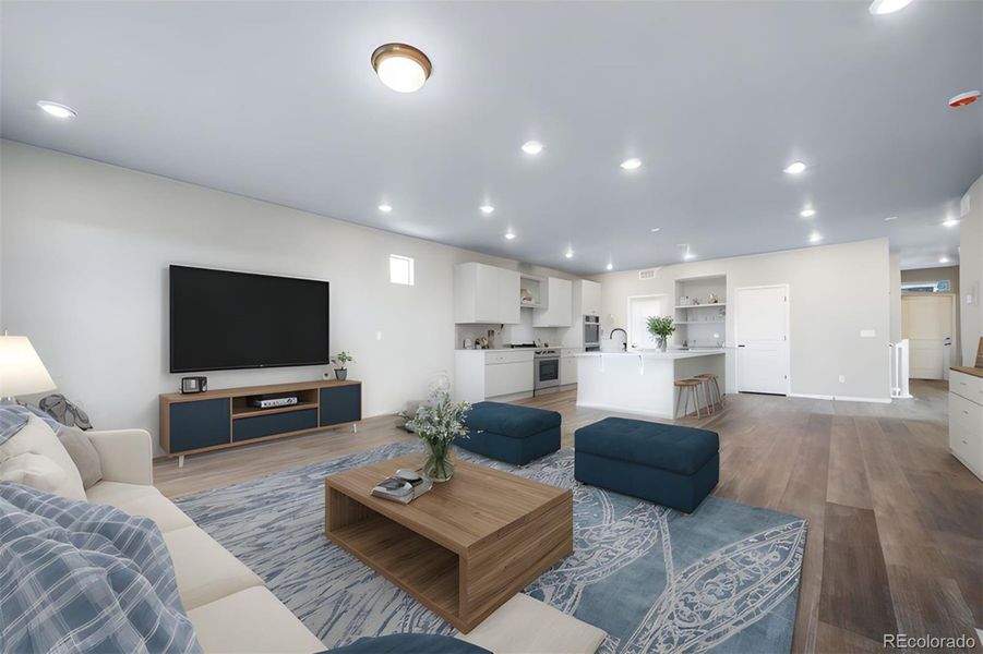 Furnished interior view inside a new home in , Aurora (Image 13).