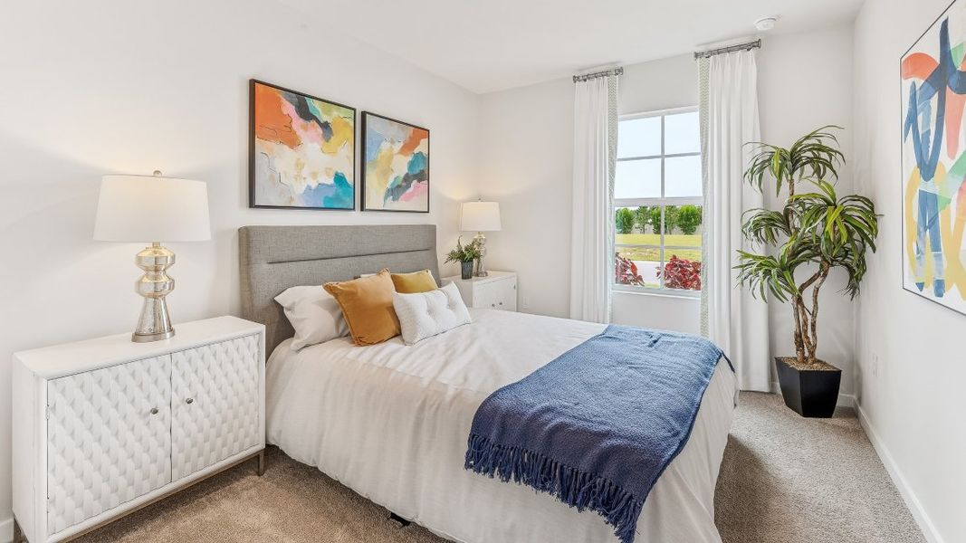 Furnished interior view inside a new home in Sea Cove, Punta Gorda (Image 13).