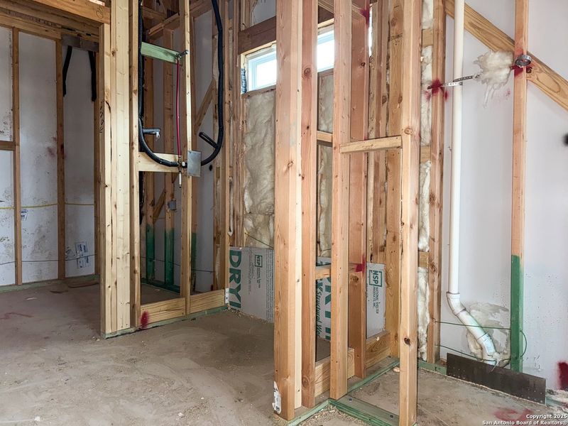 In-progress construction of a new home in Cordova Trails, Seguin, TX (Image 18).