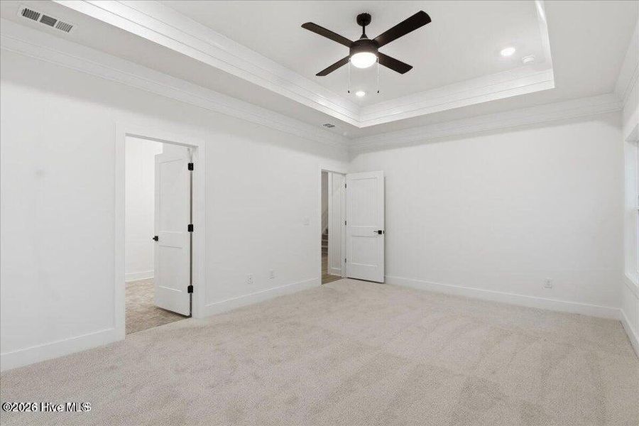 Spacious, unfurnished interior of a new home in Wood Creek Landing, Leland (Image 22).