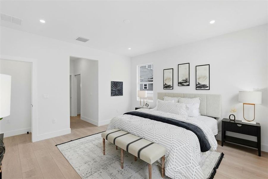 Furnished interior view inside a new home in , St. Petersburg (Image 17).