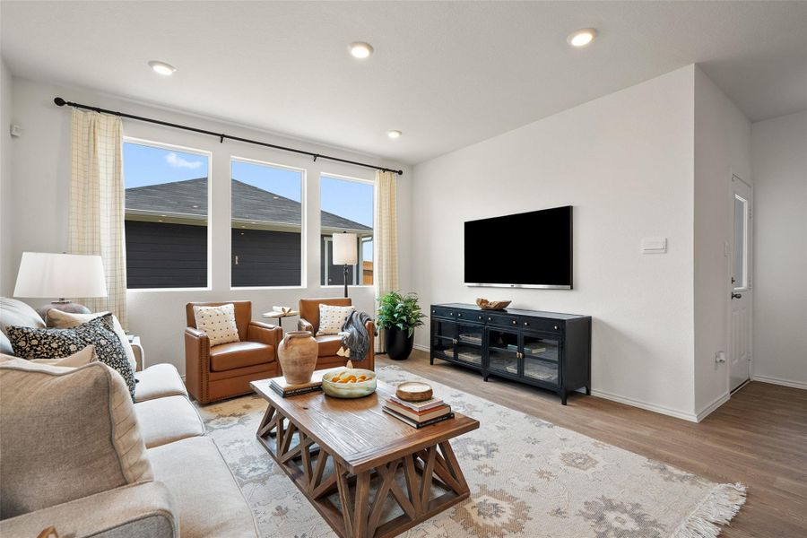 Furnished interior view inside a new home in Valverde, Bastrop (Image 29). Furnished interior view inside a new home in Valverde, Bastrop (Image 29).