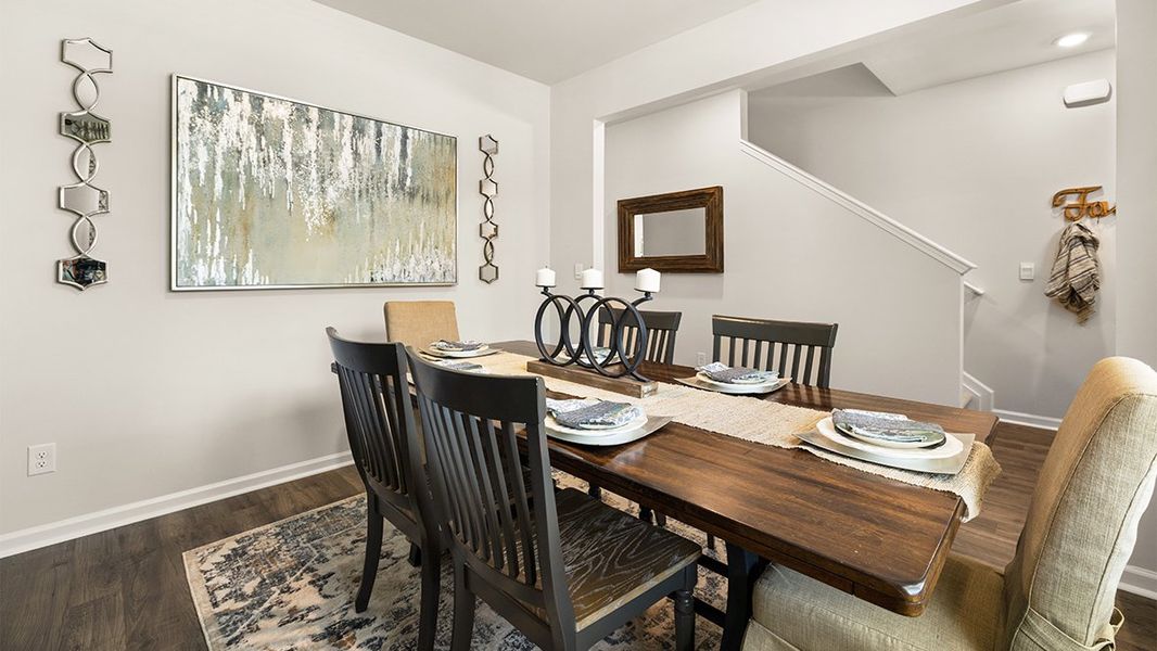 Representative furnished interior of a home built from the Elle by D.R. Horton in Highland Hills, Graniteville (Image 40). Representative furnished interior of a home built from the Elle by D.R. Horton in Highland Hills, Graniteville (Image 40).