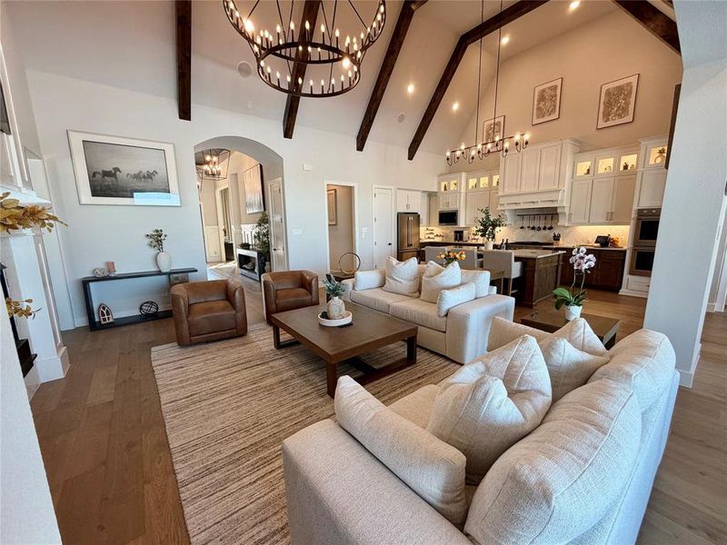 Furnished interior view inside a new home in Pecan Square: 100ft. lots, Northlake (Image 27). Furnished interior view inside a new home in Pecan Square: 100ft. lots, Northlake (Image 27).