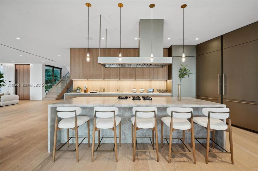 Furnished interior view inside a new home in , Miami Beach (Image 5).