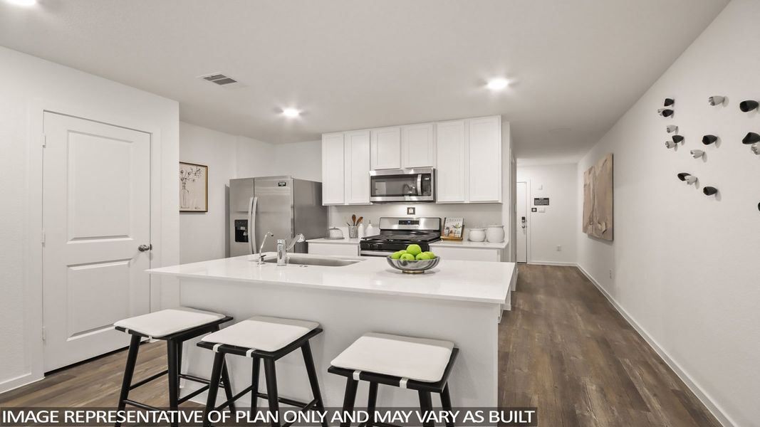 Furnished interior view inside a new home in Lexington Heights, Willis (Image 9).