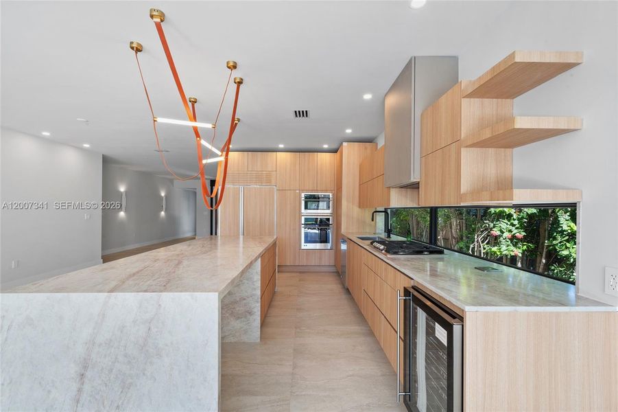 Furnished interior view inside a new home in , Miami Beach (Image 10).