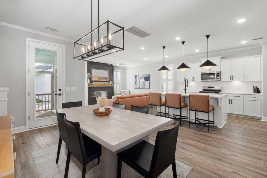 Furnished interior view inside a new home in Nexton, Summerville (Image 49). Furnished interior view inside a new home in Nexton, Summerville (Image 49).