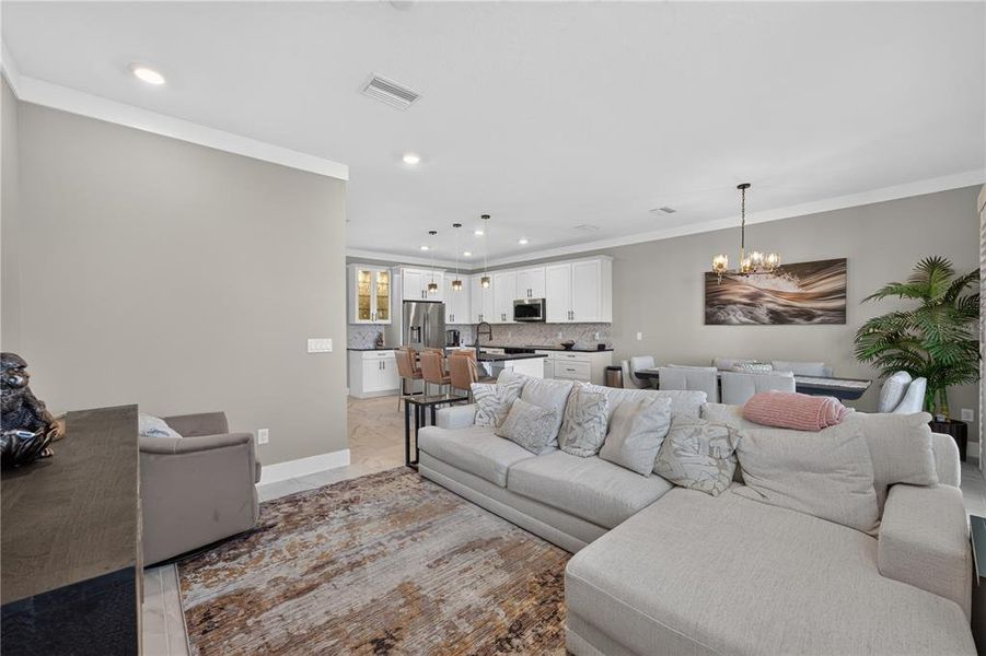 Furnished interior view inside a new home in , Wesley Chapel (Image 42).