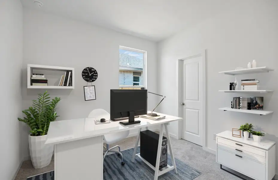 Furnished interior view inside a new home in Ryehill, Sugar Land (Image 9).