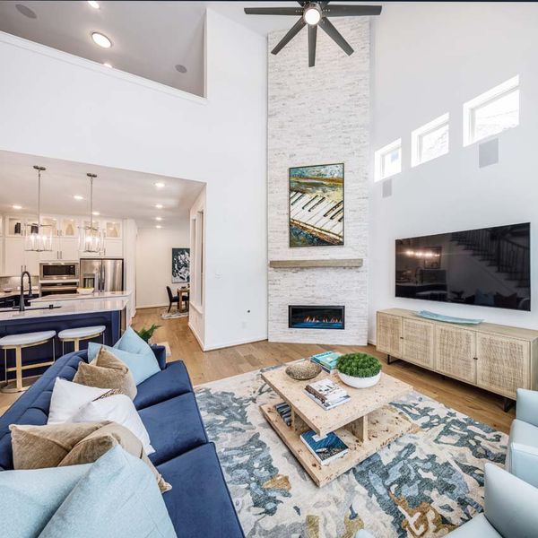 Representative Family Room - some options shown Representative Family Room - some options shown