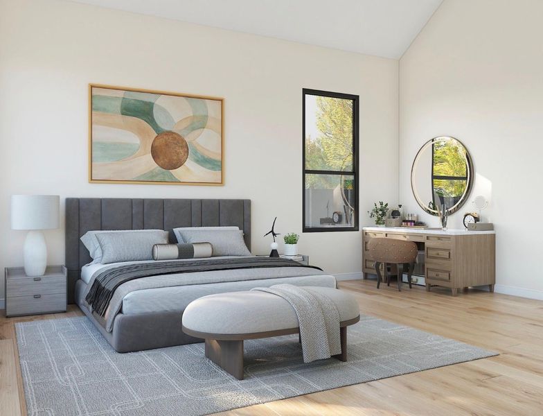 Furnished interior view inside a new home in , Houston (Image 12).