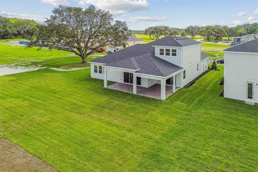 Exterior details and patio area of a home in Solace at Corner Lake, Orlando (Image 34).