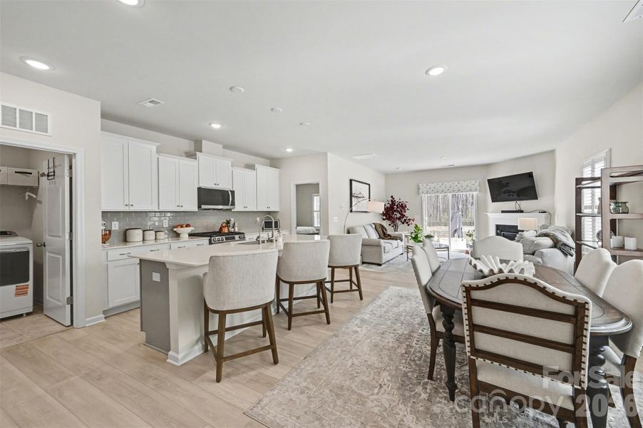 Furnished interior view inside a new home in Summerlyn Village, Kannapolis (Image 9).