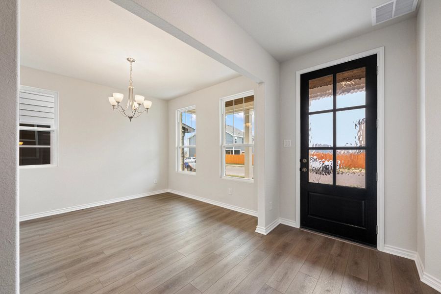 Spacious, unfurnished interior of a new home in The Cottages at Lariat, Liberty Hill (Image 21).