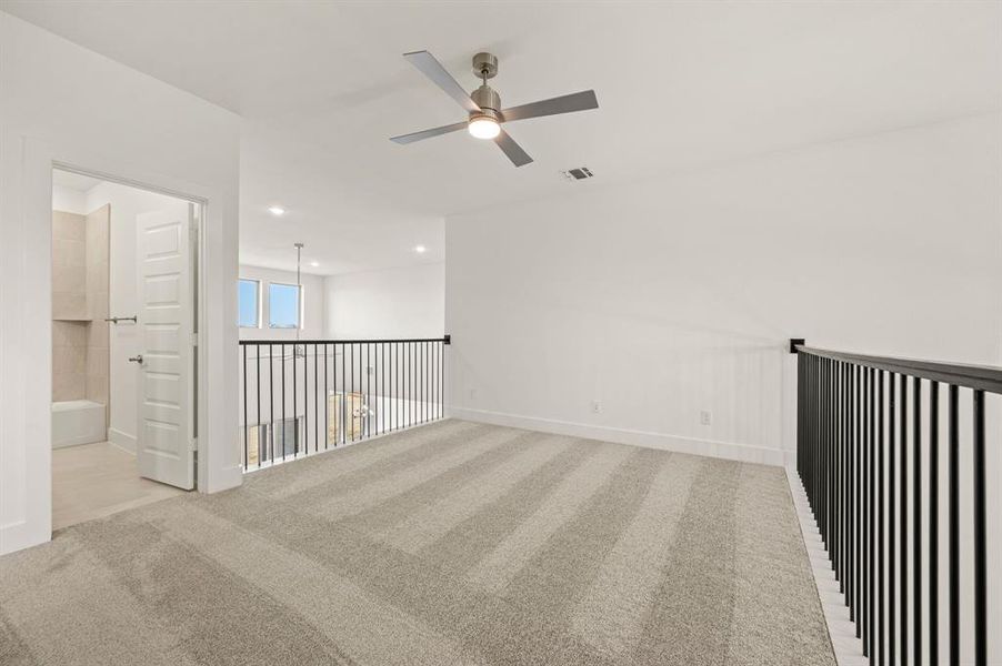 Spacious, unfurnished interior of a new home in Settlers Glen, New Fairview (Image 32).