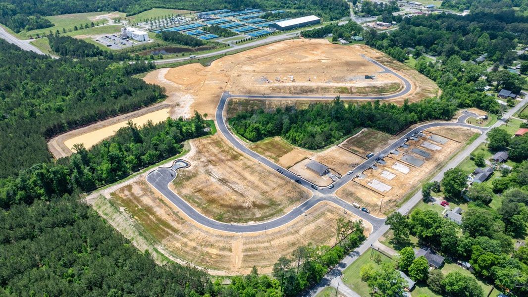 Site preparation for new homesites in Northberry, Rome (Image 27).