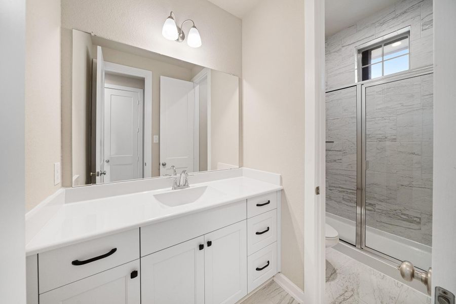 Furnished interior view inside a new home in The Highlands, Porter (Image 8). Furnished interior view inside a new home in The Highlands, Porter (Image 8).