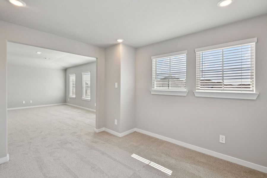 Photo is not of the actual home, but is an inspirational photo of builder’s model home and may depict options, furnishings, and/or decorator features that are not included