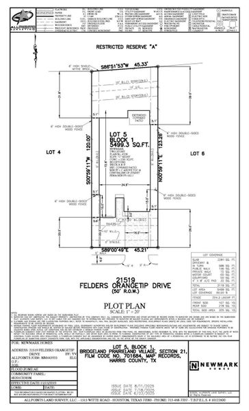 lot spacing and dimensions lot spacing and dimensions