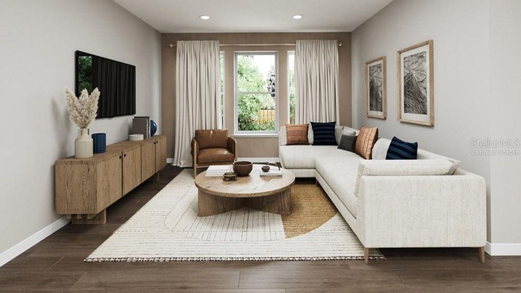 Furnished interior view inside a new home in Coasterra Community Group Page, Palmetto (Image 7).
