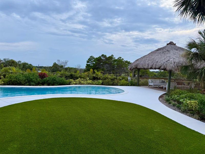 tiki by pool astroturf and preserve view tiki by pool astroturf and preserve view