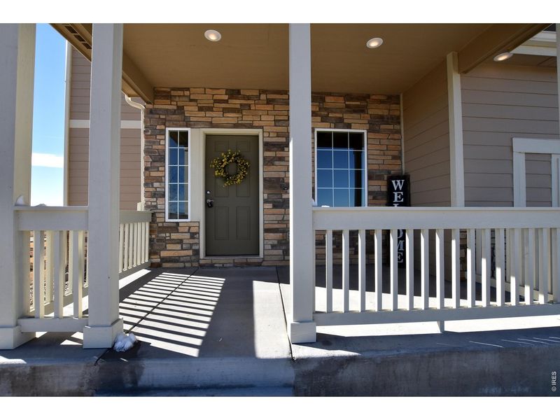 Exterior details and patio area of a home in Union Colony West, Greeley (Image 4).