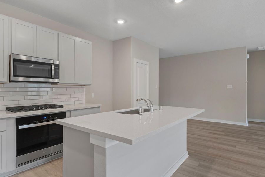 Furnished interior view inside a new home in River Ranch Trails, Dayton (Image 8). Furnished interior view inside a new home in River Ranch Trails, Dayton (Image 8).