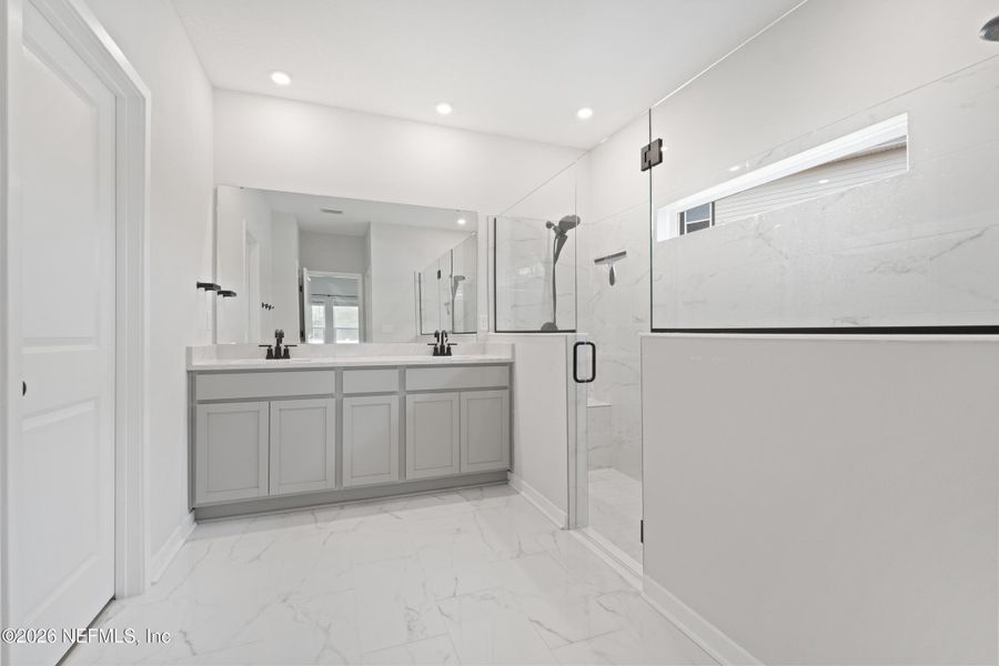 Furnished interior view inside a new home in Concourse Crossing, Fernandina Beach (Image 27).