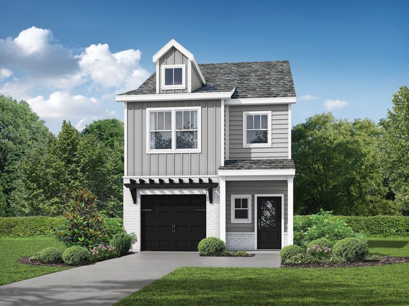 Front exterior of a home in the Medlock Park community, located in Austell, GA (Image 4).