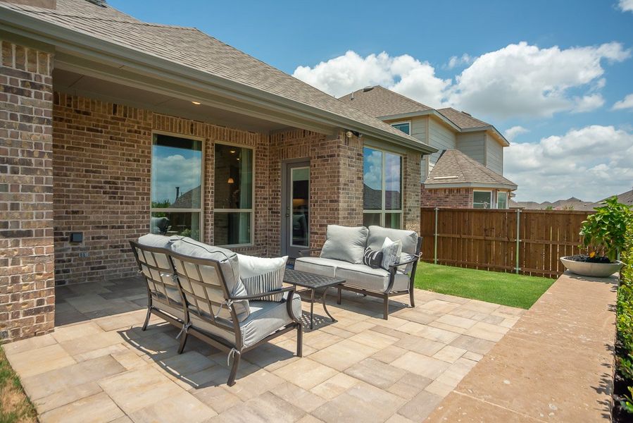 Front exterior of a new home in Wildridge, Oak Point, TX, highlighting curb appeal (Image 23).