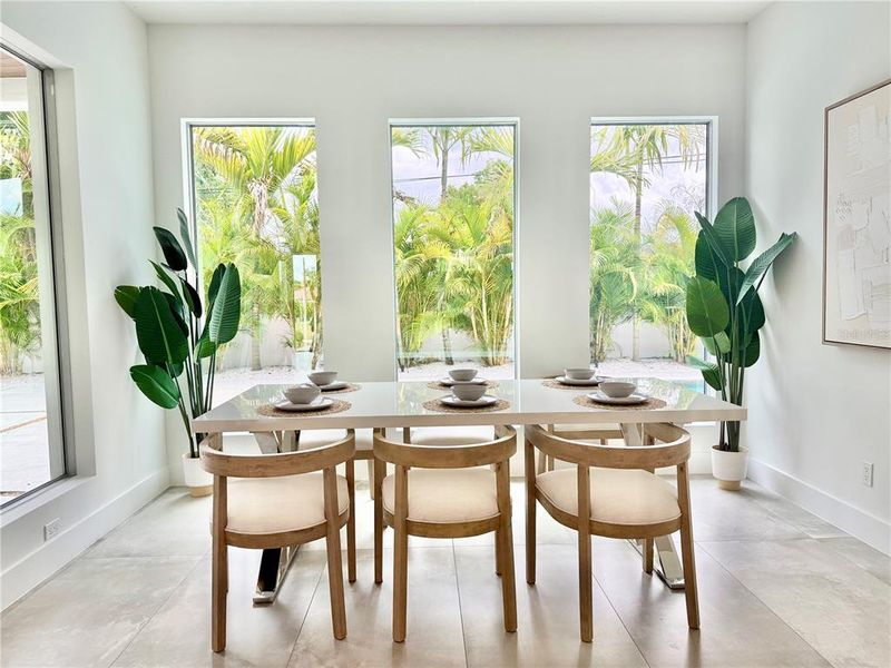 Furnished interior view inside a new home in , Sarasota (Image 15).