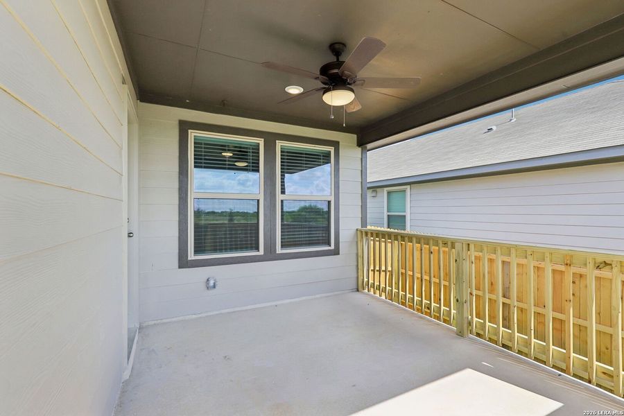 Exterior details and patio area of a home in Catalina, Converse (Image 3). Exterior details and patio area of a home in Catalina, Converse (Image 3).