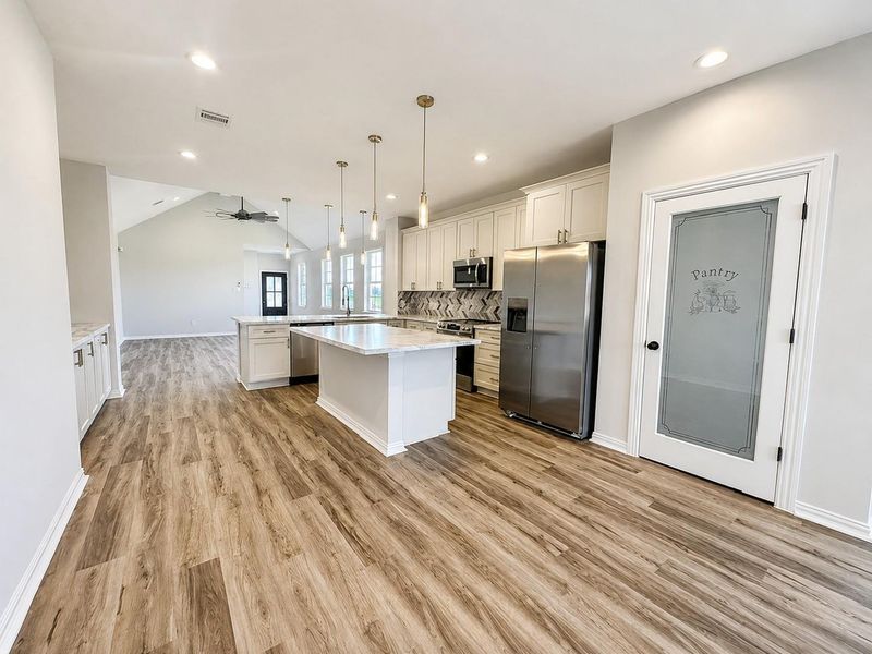 Furnished interior view inside a new home in , Wharton (Image 7).