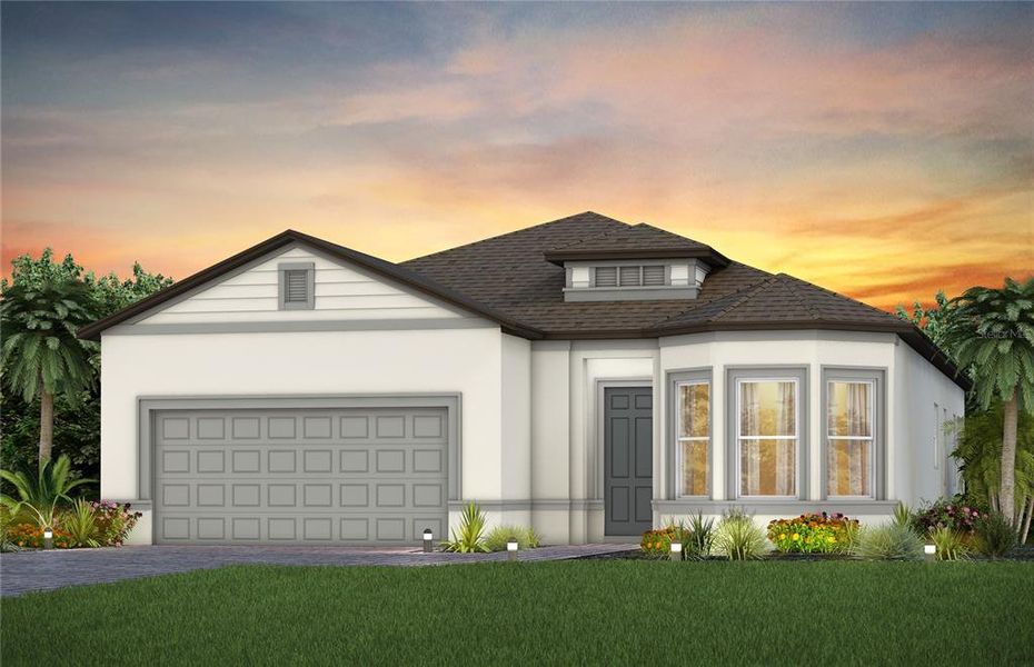 Exterior Rendering, Elevation FM3