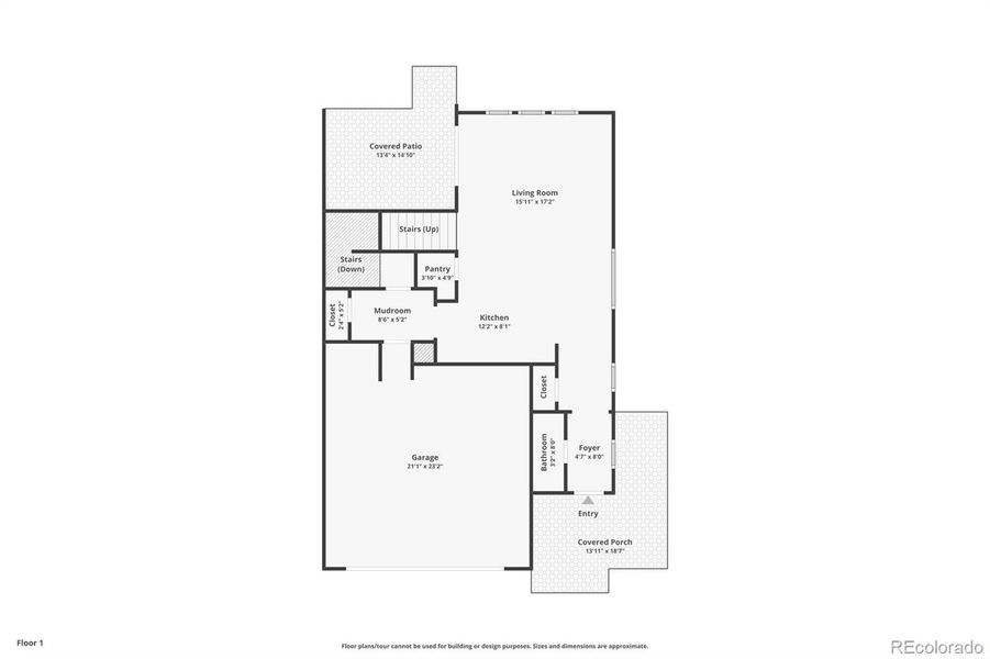 Main level floor plan Main level floor plan